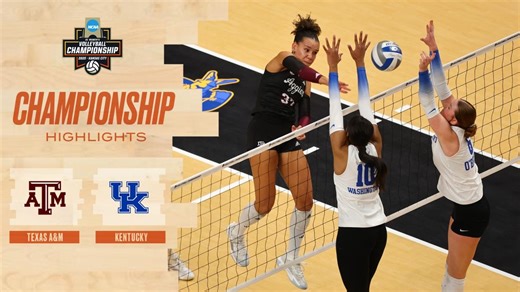 Texas A&M vs Kentucky: 2025 volleyball championship highlights
