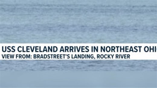 USS Cleveland passes through Northeast Ohio