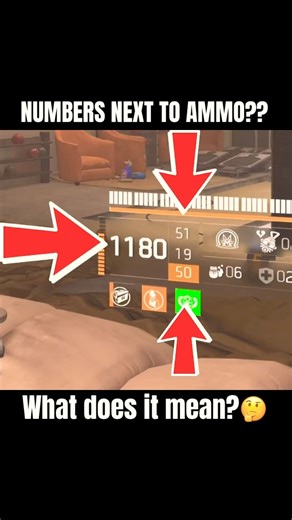 🔢The Ammo Bar Numbers You Never Pay Attention To... | The Division 2 #shorts