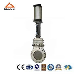 [Hot Item] Pneumatic Actuated Non-Rising Stem Knife Type Gate Valve (GADMZ673X)