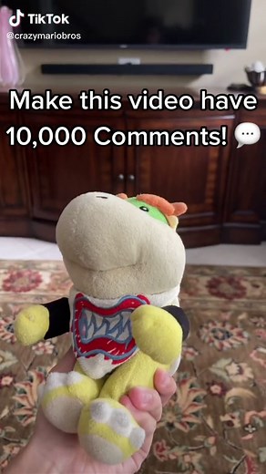 Make this video have 10,000 COMMENTS!💬 #fy #foryoupage #foryou #fyp #mario #nintendo #supermario #plush #funny #bowser #bowserjr #bowserjunior