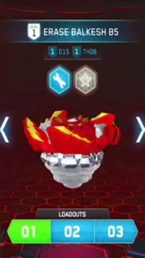 Beyblade burst App QR Codes Erase Balkesh B5