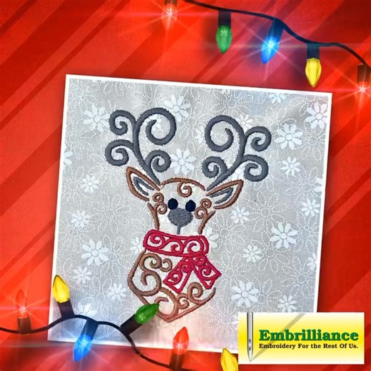 Today kicks off the 12 Designs for Christmas project blog posts! Follow our page to collect all 12 designs! https://embrilliance.com/archives/204183 In addition to the free design, you’ll also find the coupon HOLIDAYS24 good through Christmas! Happy holiday stitching!! | Embrilliance