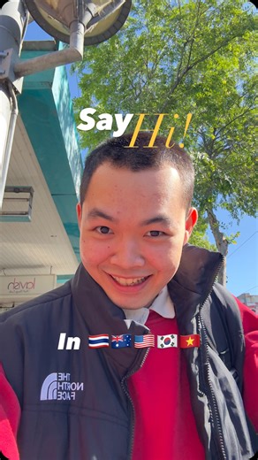 69K views · 16 reactions | How to say “hi!” In different languages #vietnamese #australia #melbourne #studyabroad #study #language #instadaily #reels #vietnam #comedy #thailand #southkorea #america #USA #aussie | Huy Hoàng | Facebook