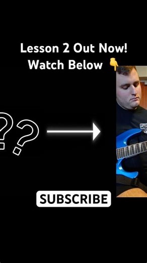 Beginner to Advanced Guitar Player Lesson 2 OUT NOW! #shorts #guitarlesson #beginnerguitar