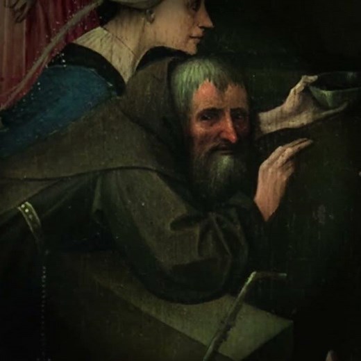 おいしい美術73🥖ヒエロニムス・ボス《聖アントニウスの誘惑》1501年頃 リスボン国立古美術館