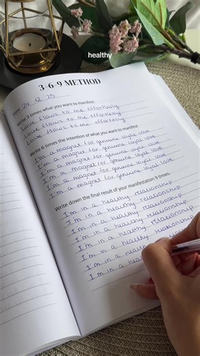 Manifesting a Healthy Relationship with the 369 Method