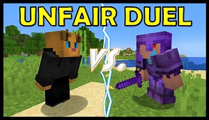 Enchanted Netherite Hitman - UNFAIR DUEL Minecraft Data Pack