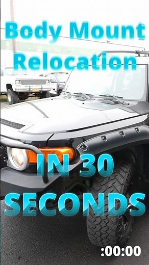 Why We DON'T Chop Body Mounts 🚫 #FJCruiser #Shorts