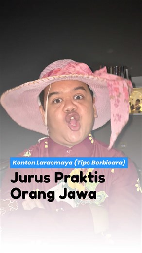 • Larasmaya (Belajar Bicara Bahasa Krama dan Budaya) 2 • Masih bingung berbicara bahasa Jawa krama? Video ini menawarkan jurus praktis bagi pemula yang sedang belajar menggunakan bahasa Jawa krama secara bertahap. 🎯 Jurus ini dikenal dengan istilah Ngajeni. Ngajeni secara harfiah berarti menghormati orang lain. Dalam konteks belajar bahasa Jawa krama, penerapan ungkapan akronim “Ngajeni” menjadi langkah awal yang membantu tetap berani berbahasa Jawa krama di manapun berada. Meskipun kita belum 