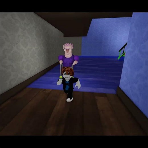 Miniroy VS GRANDMA'S HOUSE RUN (NEW OBBY) #robloxshorts