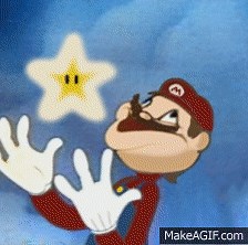 STAR MARIO MEME GIF on Make a GIF