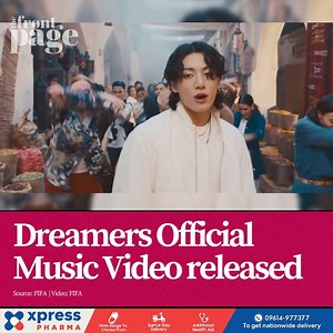935K views · 10K reactions | FIFA has released the official soundtrack video of 'Dreamers' by Jung Kook featuring Fahad Al Kubaisi. Follow The Sports Page and get realtime sports updates! | The Front Page | Facebook