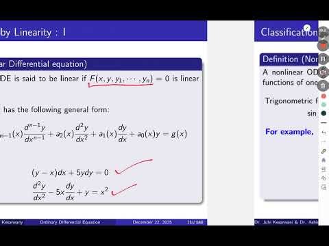Method to solve first order ODE
