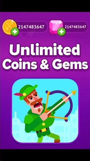 Unlimited Coins & Gems in Bowmasters! 🎯 #bowmastersallupgrades