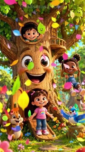 🌳 Peekaboo Treehouse Song! Happy Fun for Toddlers | Sing & Play 🎵