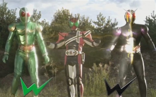 假面骑士X假面骑士 W - Decade MOVIE大战2010。