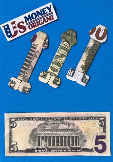 Dollar origami easy arrow of love #origami #usmoneyorigami #trending2026 #fyp #giftidea