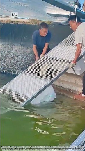 Floating pontoon floor