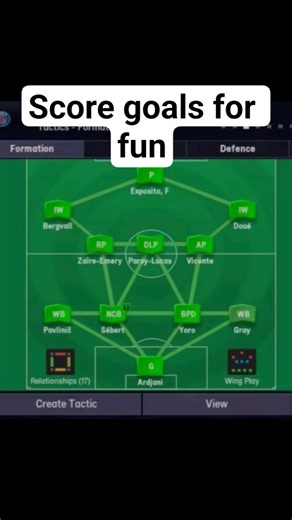 High goal scoring tactics #fm26 #footballmanagermobile #football #fm26mobile