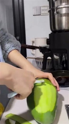 peel the mango skin properly and using a special fruit peeler