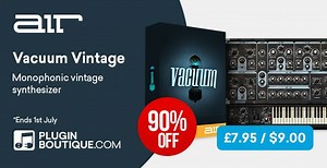 Air Music Technology Vacuum Vintage synth on sale for $9 USD