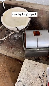 The three things to be successful at sand casting are: 1: good flask 2: decent sand 3: a good torch that gets hot enough #sandcast #jewellery #jewellerygram #sandcasting #casting #makingjewellery | Nadine Suzanne Jewellery