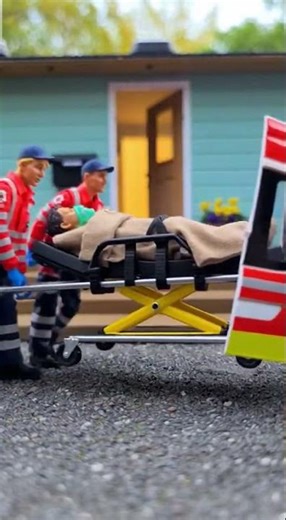 Miniature Ambulance Action: Stop-Motion Rescue Magic! #stopmotion #miniature #ambulance