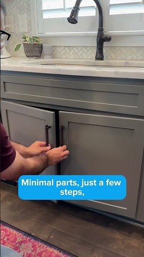 A sink upgrade so easy you won't even need a plumber🚰 #diy #kitchenmakeover #home
