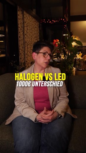 Nina Klein Immobilien • Vermietung + Verkauf in Hamburg. on Instagram: "Halogen vs LED, so groß ist der Unterschied wirklich: #tippsundtricks #nebenkosten #sparen #hamburg #immobilien halogen"