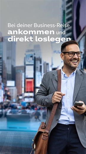 Du willst auf deiner Geschäftsreise nicht als erstes an Roaming denken müssen? 📶 Viele unserer Tarife haben genau das schon drin – EU-Roaming inklusive, weltweite Optionen on top. So bleibt der Kopf frei fürs Business. 😉 Mehr erfährst du hier: https://b.o2.de/RoamOptFBpV | o2 Business Deutschland