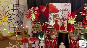 1.5K views · 23 reactions | Contact +94752252273 , +94764668080 SABDHIKA’s 13th Birthday Party ❤️❤️ Decor done by Shan Party Professionals Designed by ViThu ShAn Cake by Cakes by Melani | Shan Party Professionals | Facebook