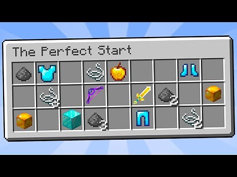 The Perfect Start in Minecraft Battle Royale