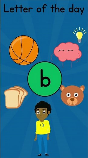 Letter of the day | B | phonics sounds for kids | abcd | Hi Kai!