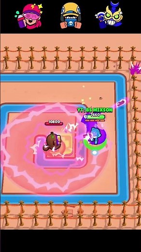 Max, Leon & Carl vs Jessie Turret! 😱 Can They Break It in the Healing Zone?! 💥#brawlstars #brawl #bs
