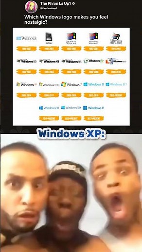 Which Windows logo makes you feel nostalgic? #memes #shorts
