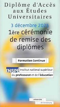 Cérémonie de remise des diplômes du DAEU | Promotion 2024-2025