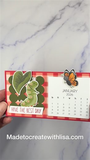 Looking for a cute little gift to give a friend or neighbor? These desk calendars are the perfect thing! And the Cute as a Bug paper pack couldn’t be more PERFECT for this darling little project 🐞🐛 I have all of the details over on my blog! Link is also ⬇️⬇️ | Made to Create with Lisa