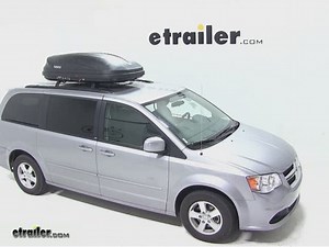 How to Install: Thule Pulse Medium Rooftop Cargo Box on your 2013 Dodge Grand Caravan