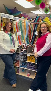 10K views · 143 reactions | Helen from emkatcrochet joined us at the Craft Barn on Monday to celebrate 拾 Bust the Blues! We are so excited to be working with Helen on an exclusive crochet along - 'Bust the Blues' CAL. The first pattern will be available to download for free on Tuesday 27th January. Find kits and pattern info - https://www.blacksheepwools.com/collections/bust-the-blues-2026 | Black Sheep Wools | Facebook