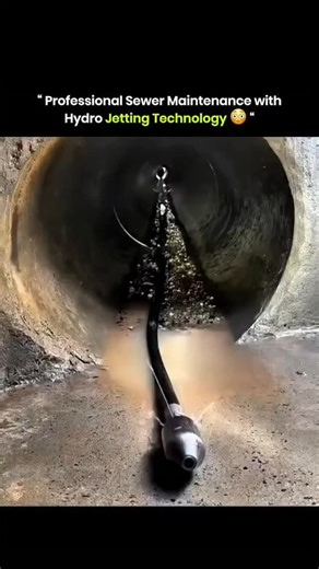 🧿 on Instagram: "Hydro jetting forces water at pressures reaching 4000 psi through a sewer line. The water stream cuts through tree roots, grease, and mineral buildup. Unlike a drain snake that only opens a small path, hydro jetting cleans the full diameter of the pipe. You get a more thorough cleaning that restores proper flow. This method lowers the risk of recurring clogs and extends the life of your sewer system. It is widely used by professionals for reliable long term results. via : @amje