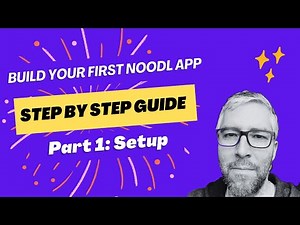 How to build a full stack app with Noodl - Part 1