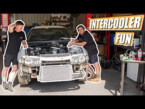 BUILDING AN LS1 TURBO VY UTE!! - Part 8 - INTERCOOLER INSTALL