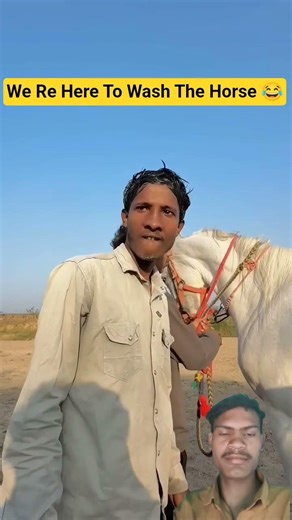 We Re Here To Wash The Horse 😂 Ghodi Dhone Aa Gaye Naveen Comedy Video #funnyvideo #shortsvideo