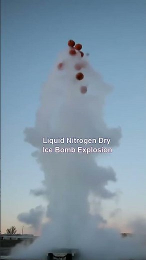 Liquid Nitrogen Dry Ice Bomb Explosion