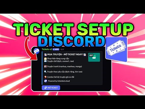 INSTRUCTIONS FOR SETUP TICKET BOT V2 2025 ( HOW TO SETUP TICKET V2 BOT DISCORD )