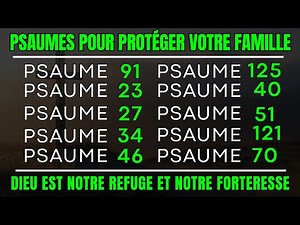 PSAUMES POUR PROTÉGER TA MAISON ET TA FAMILLE – DIEU EST NOTRE REFUGE ET NOTRE FORTERESSE