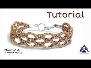 Easy Wavy Macrame Bracelet Tutorial - Macrame Magic Knots