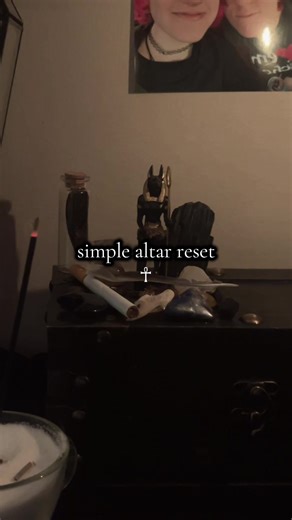 New Witchcraft Altar Setup Inspired by Anubis