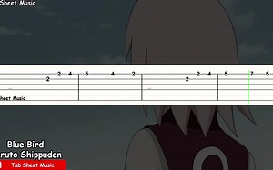 tab/简单版/火影忍者 OP 3 - 青鸟Blue Bird